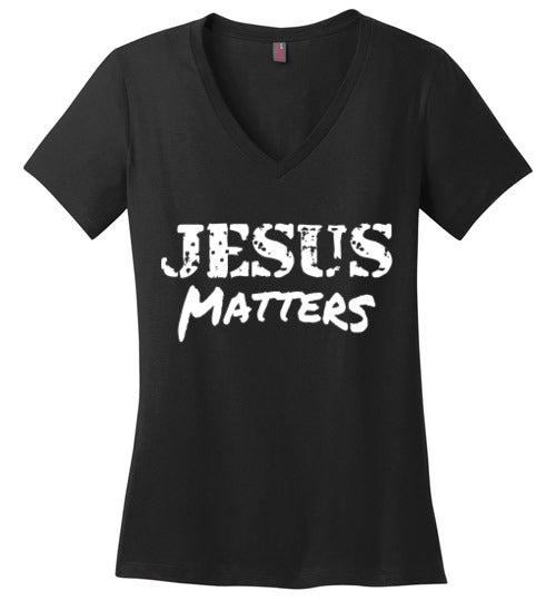 Jesus Matters Ladies V-Neck