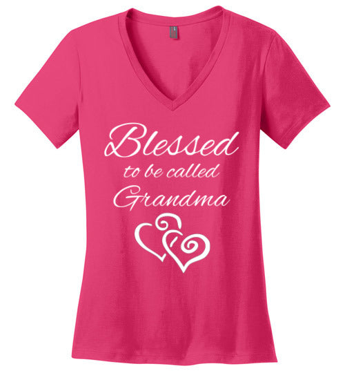 Blessed to be called Grandma V-Neck