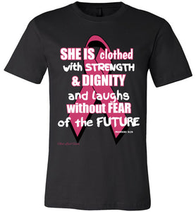 Proverbs 31 Breast Cancer Awareness Tee