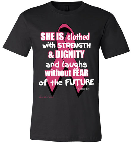 Proverbs 31 Breast Cancer Awareness Tee